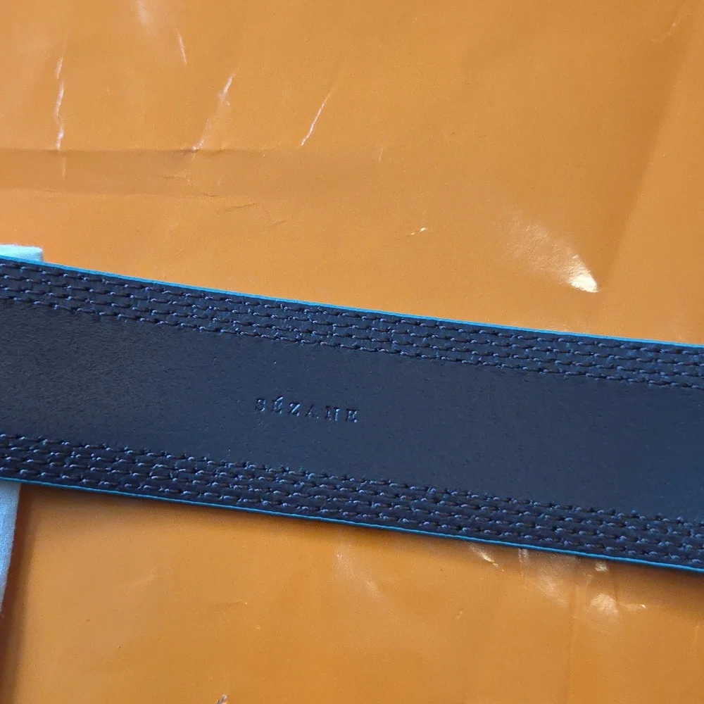 Nwt! Sezane GAIA belt Turqouise Green - Picture 7 of 8